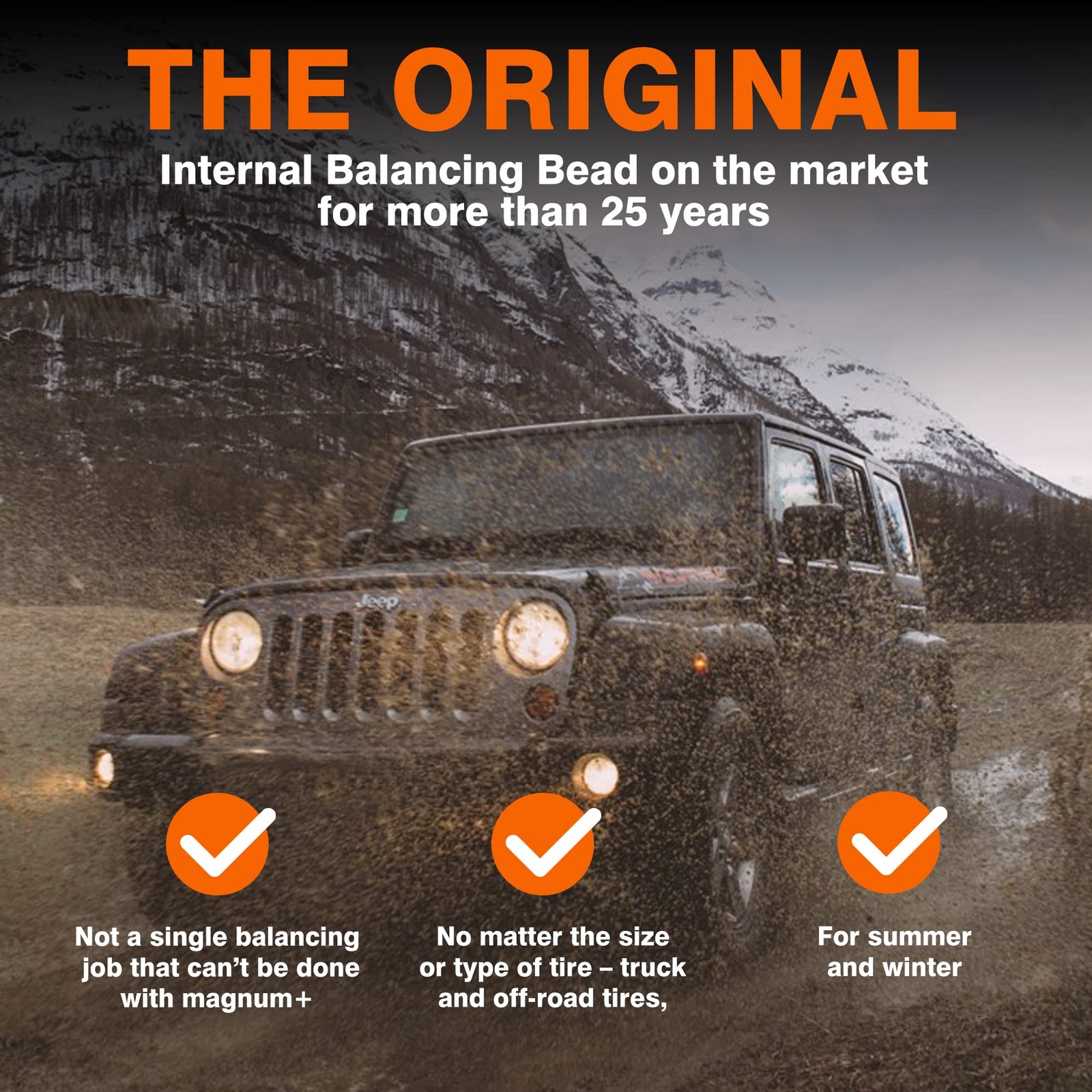 magnum+ Tire Balancing Beads for Trucks, Trailer, Motorcycles, Off-Road Vehic... thumbnail 6