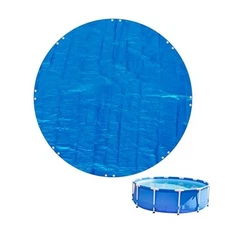 Pool Liner Pads for Above Ground Pools,10FT Round Diameter:10ft silver/blue