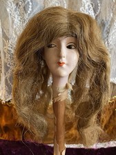 Antique Human Hair Doll Wig Size 13-14  For Bisque Or French Bebe Doll 9361