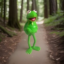 Genuine Henson Vintage 1956,1976,1978 Kermit The Frog W/ Movable Legs