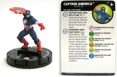Heroclix - #017 Captain America - Secret Wars Battleworld