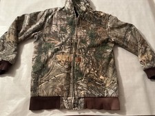 Vintage RealTree Camo Carhartt Hooded Jacket XL 18-20 teens