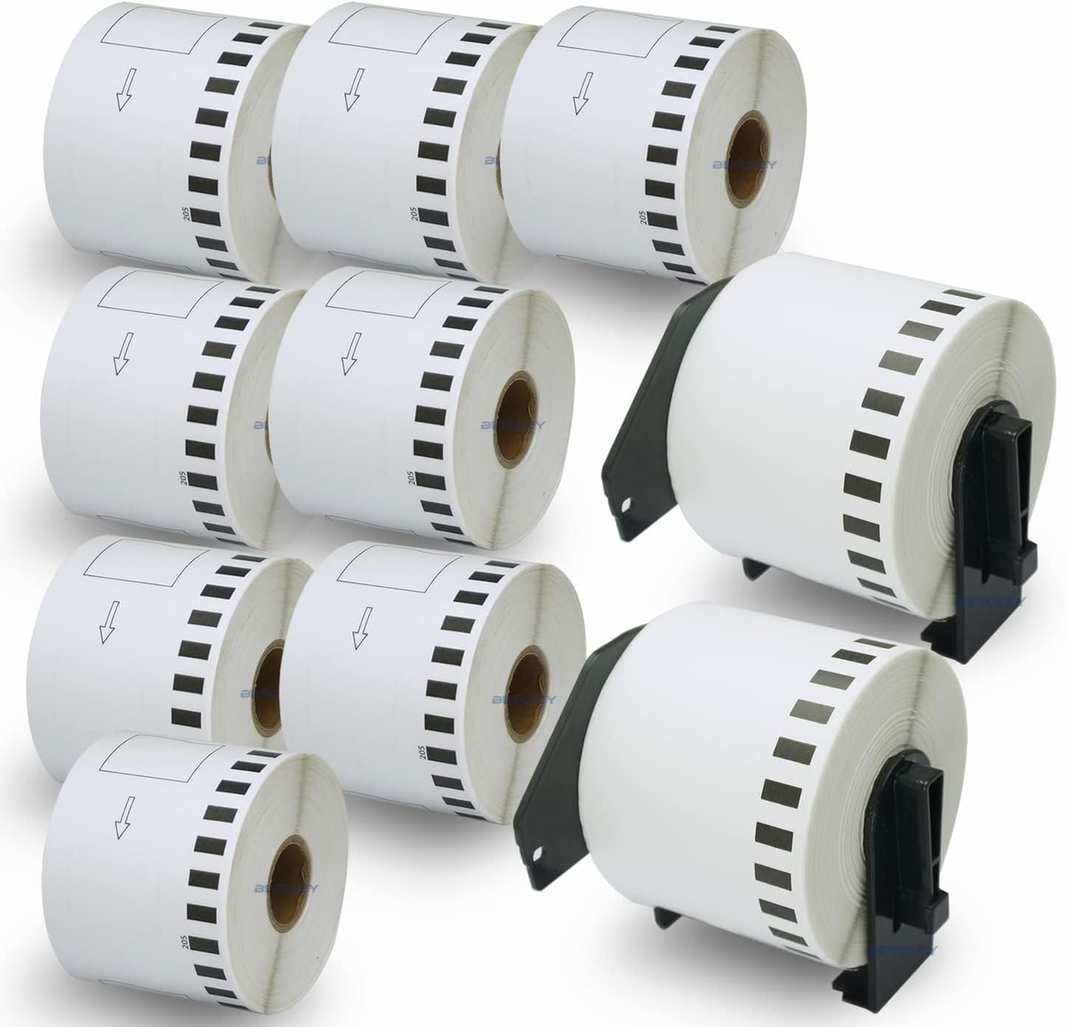 12 Rolls Continuous Paper Labels For Brother QL Printers – Fits QL-800, QL-1100 & More, 2.4” X 100 Ft, DK-2205 Compatible