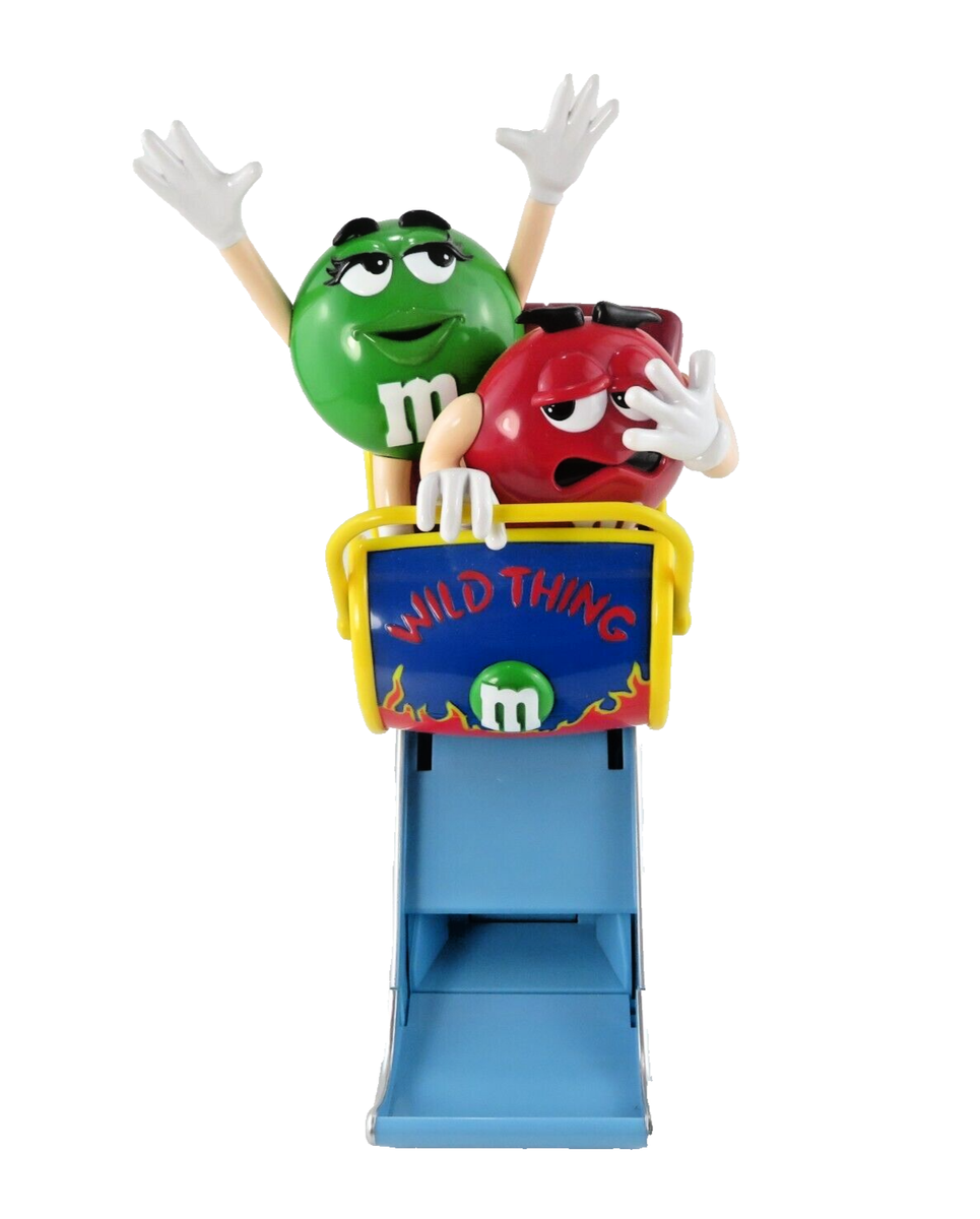 2002 M&M's Wild Thing Roller-Coaster Candy Dispenser Limited