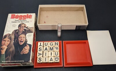 Vintage VTG 1973 Parker Bros Boggle Word Game Complete in Box | eBay