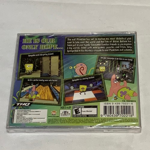 Spongebob Squarepants Battle For Bikini Bottom 2003 NEW SEALED PC-ROM Brand New - Picture 2 of 3