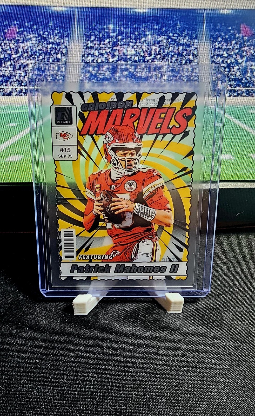 2023 PANINI - CLEARLY DONRUSS FOOTBALL PATRICK MAHOMES GRIDIRON MARVELS #8