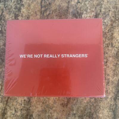 We're Not Really Strangers Card Game Party Game Night New Sealed