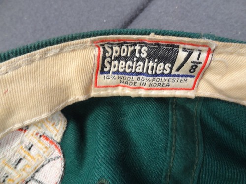 Seattle Supersonic 7 1/8 Sports Specialties Vintage Wollmischung eng anliegende Mütze 90er NBA - Bild 3 von 18