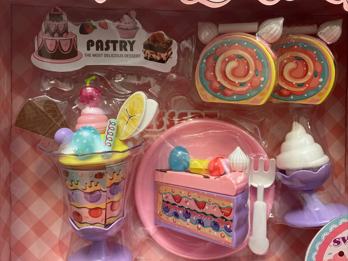 Dessert Delicious Pastry-Sweet Pie Play Set Pretend Play Set for Kids Xmas  Gift