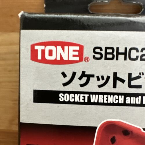 TONE Socket Bit Set 6.35mm 1/4 Inch 20 Piece Ratchet Tool Set SBHC220P Japan - Picture 2 of 18