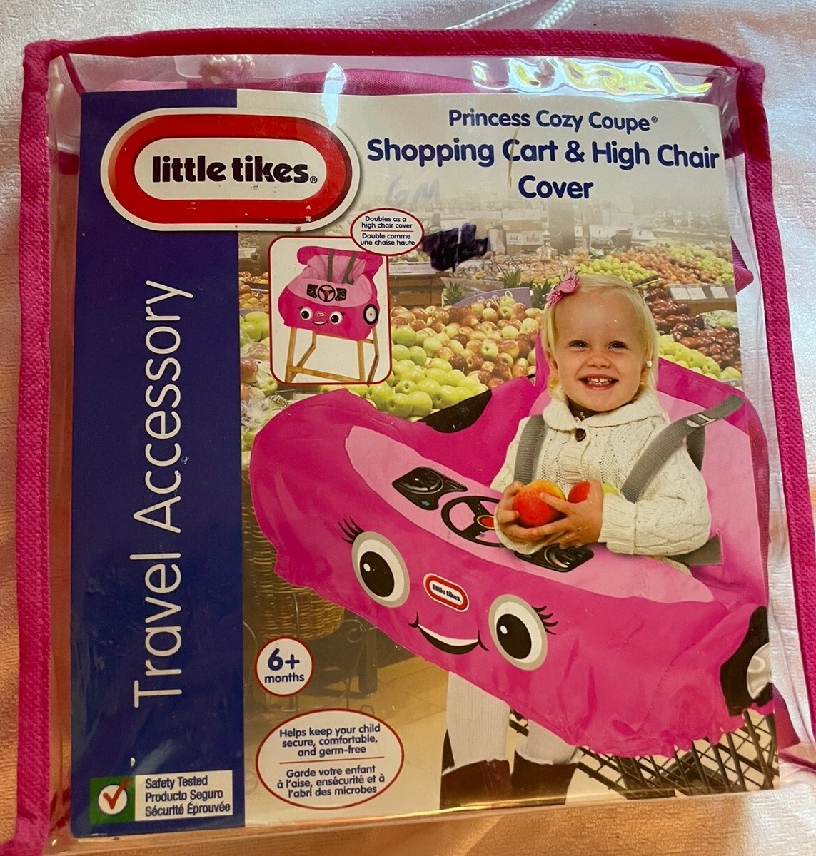 Little Tikes Princess Cozy Coupe Shopping Cart High Chair Cover