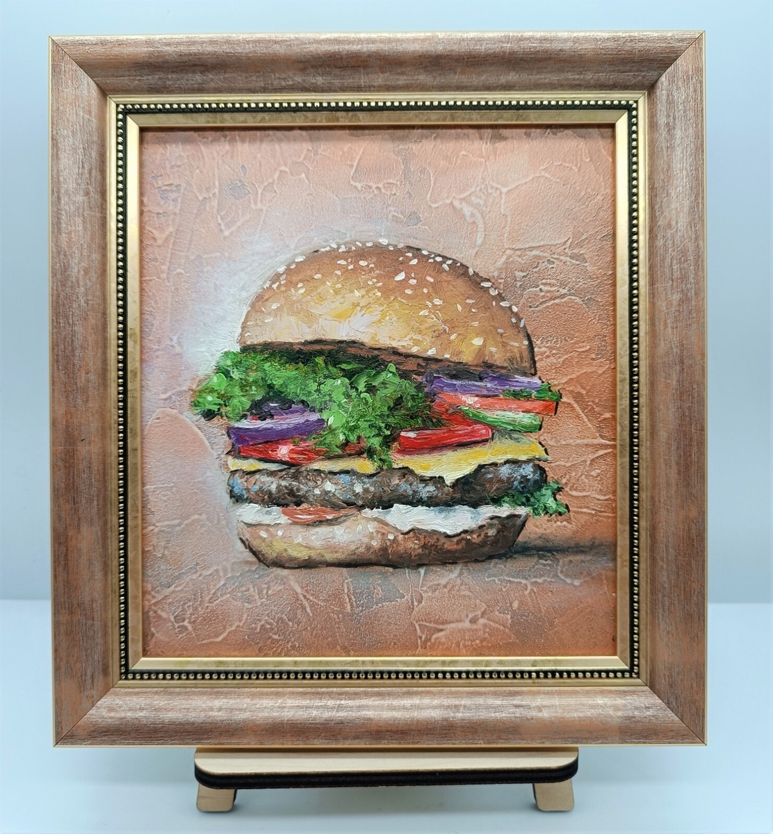 油彩『Burger Set』 Amazon.com: Yukon Glory™ Burger Serving Set, Perfect For