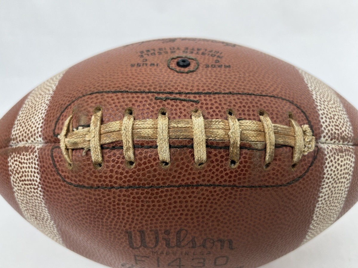 Vintage Wilson F1430 Otto Graham Made In USA Football Genuine