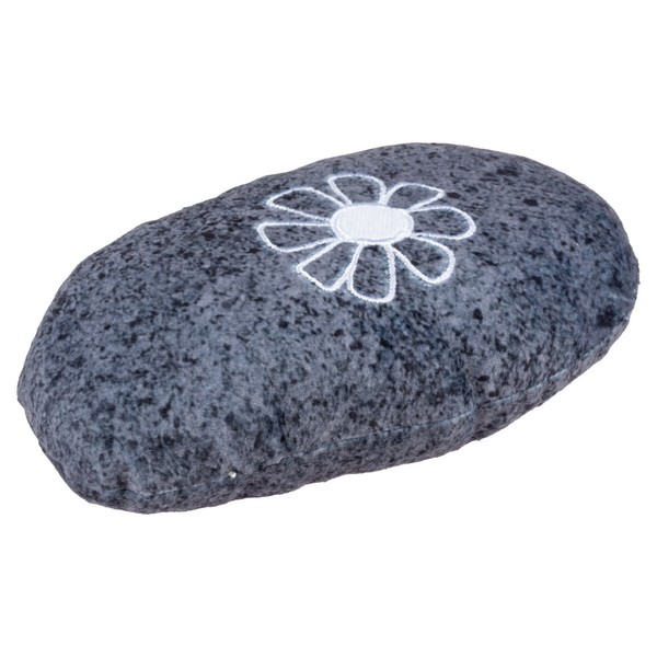 Duvo+ Katzenspielzeug Eco Blossom Kickkissen Mit Katzenminze Grau 20X11,5Cm-image
