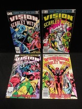 Juego completo Vision And The Scarlet Witch #1-4 (X4) 1982