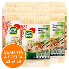 Suzi Wan Vermicelli di Riso per Primi Piatti Antipasti Zuppe Pronti in 4 Minuti