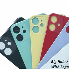 New Back Door Glass Cover Big Cam Hole For iPhone 11 12 13 14 Pro Max XS XR 8