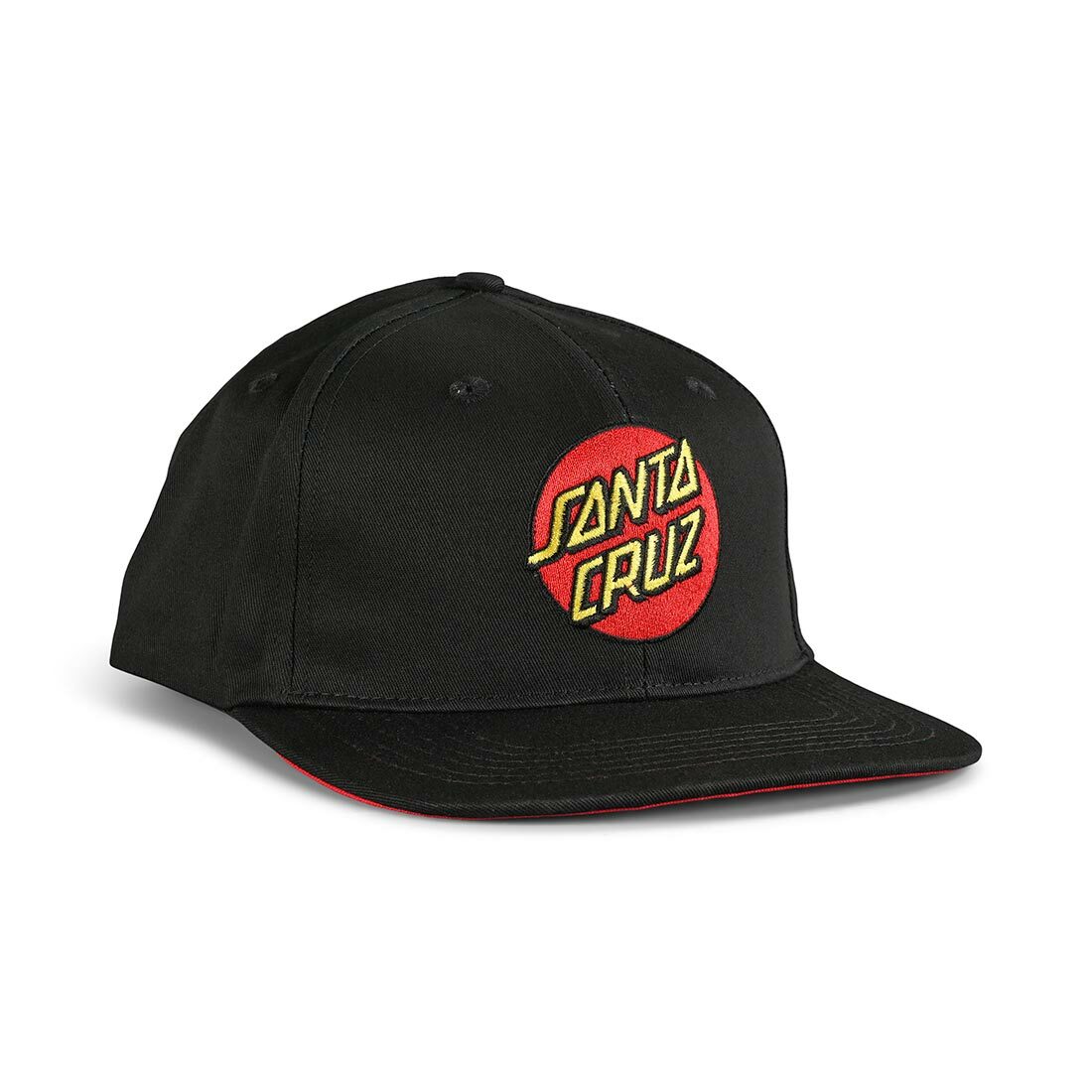 Cappellino Snapback Classic Dot Santa Cruz - Nero