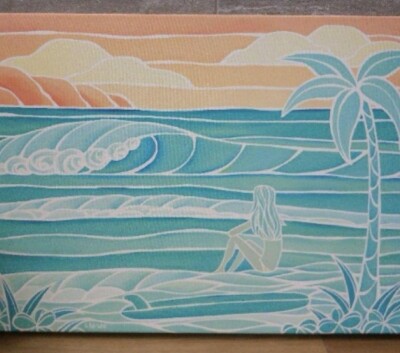 ヘザーブラウン Beach Girl 52/250 Beach Girl - Heather Brown - Canvas Giclée - Limited Edition