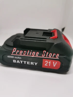 PS STORE Batteria 21 V 4.000 mAH Per Motosega Sega Trapano Decespugliatore Idropulitrice