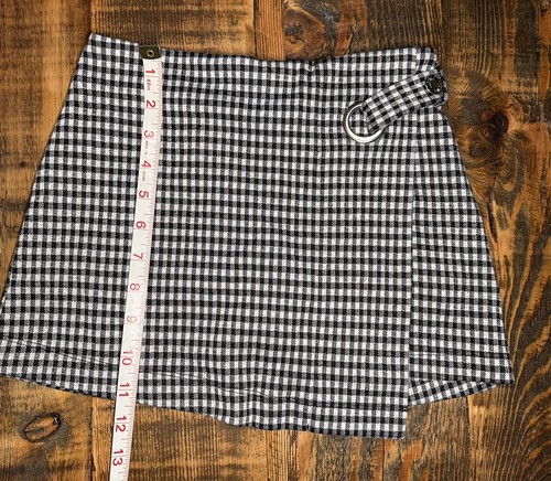 Justice Skirt with built in shorts girls size 7 Black/white - Picture 7 of 9