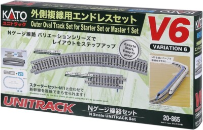 KATO N scale UNITRACK Set V6 Outer Oval Track Set for Starter Set or Master1 Set