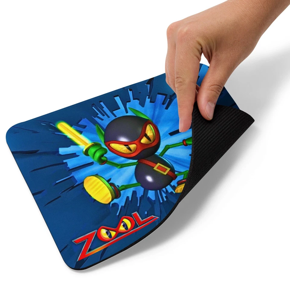 Zool: Ninja of the Nth Dimension AMIGA - Mouse Pad NOVO 9,5" x 7,75" antiderrapante - Imagem 4 de 4