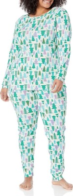 Amazon Essentials Women's Pajama Set Snug-Fit Cotton Sleepwear Plus Size 2X