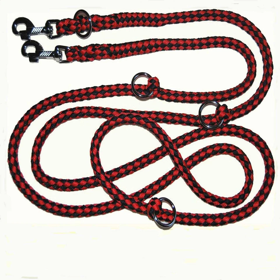 ROFU´S DOG SHOP / HANDGEFERTIGT Top Preis* Hundeleine 2,80m 4-fach verstellb. 35 Farben