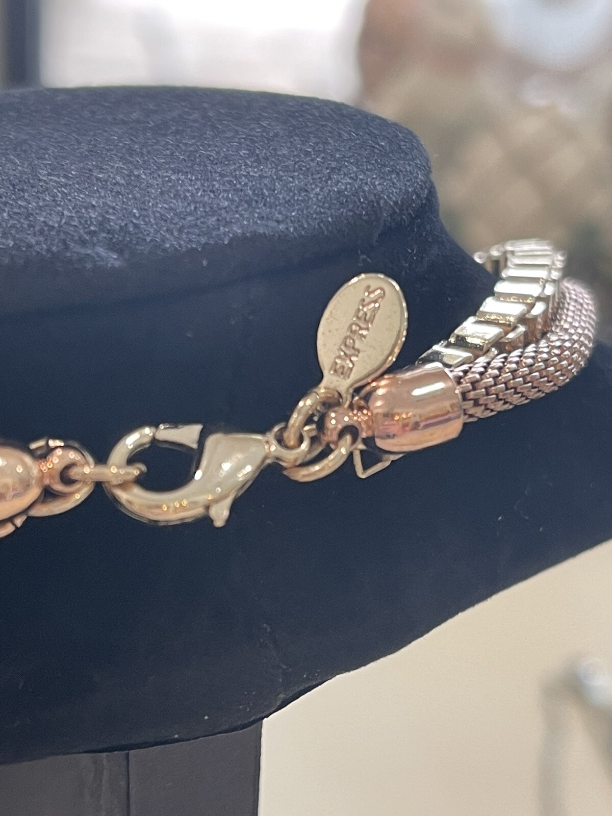 Express Necklace Boho Statement Crystal Beaded Bi… - image 6