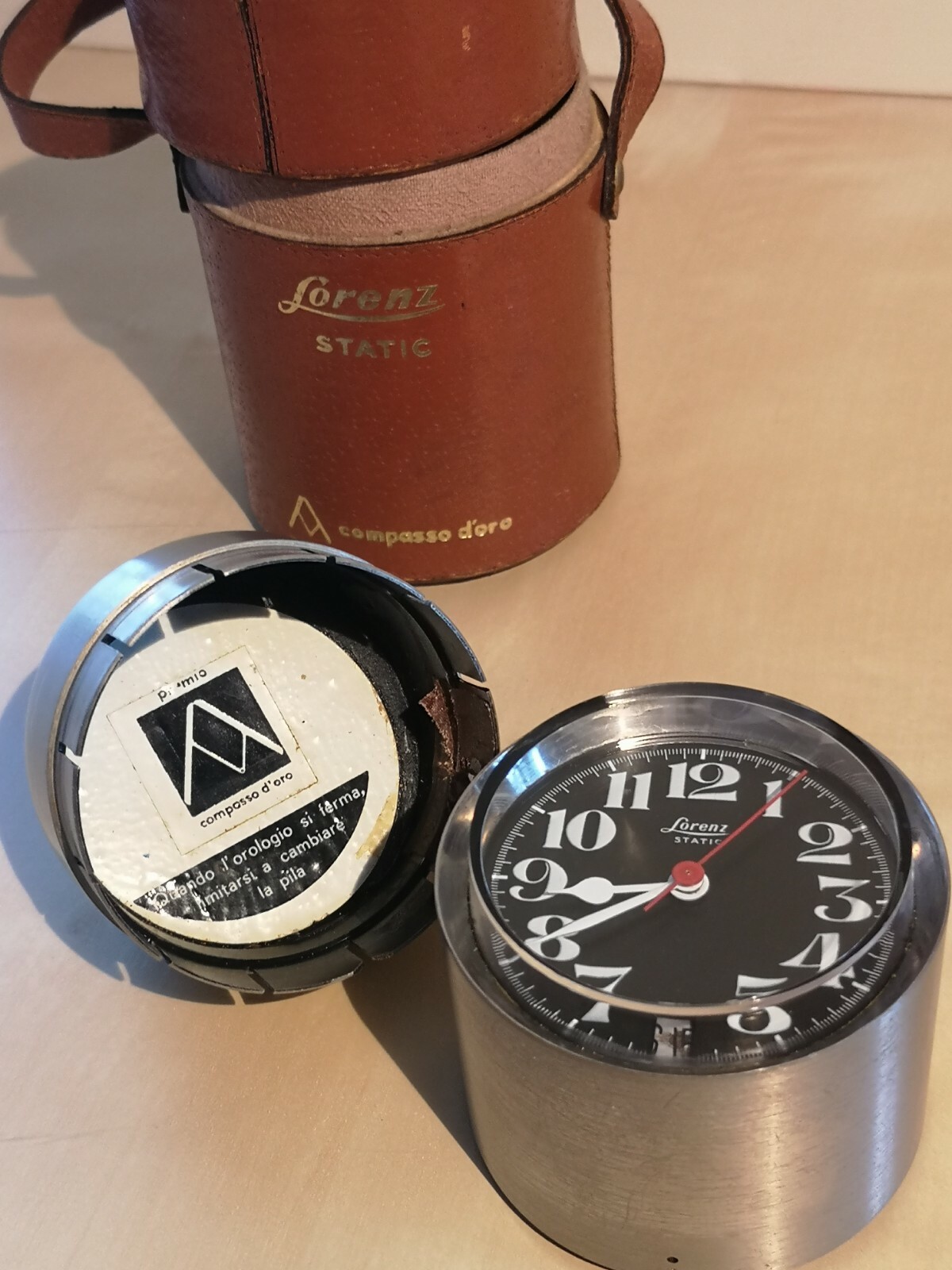 Orologio da tavolo Lorenz modello Static di Richard Sapper modernariato |  Acquisti Online su eBay