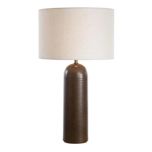 MAISIE MODERN TO RUSTIC TABLE LAMP CRAFTED FROM TEXTURED CERAMIC FINISH 30521 - Picture 3 of 7