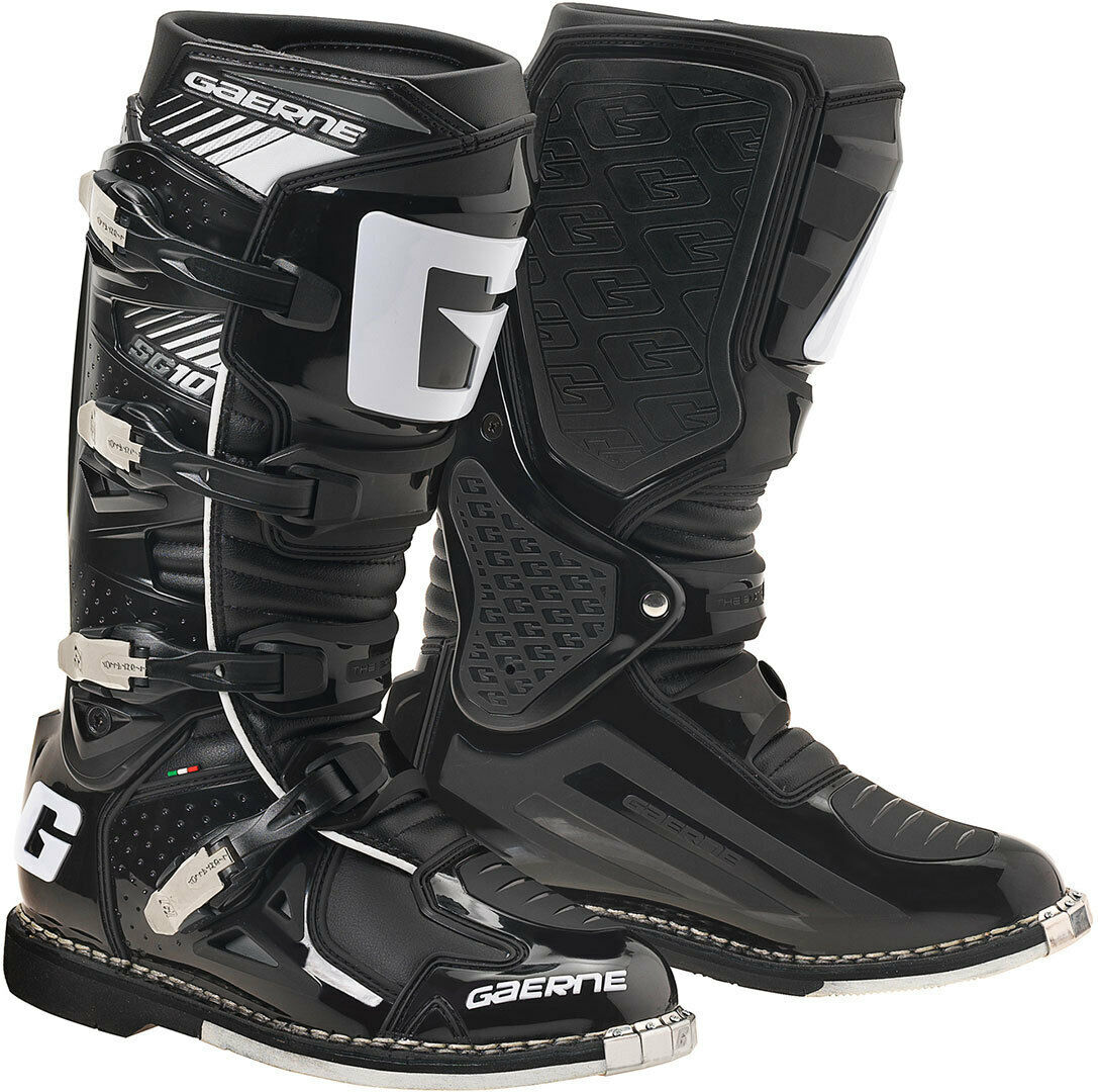 STIVALI BOOTS SNODO MOTO CROSS ENDURO GAERNE SG-10 BLACK NERO TG 43