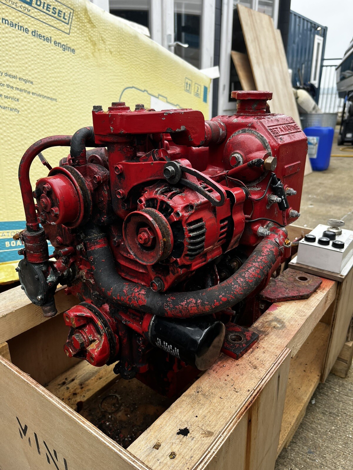 Beta 14HP Diesel Boat Engine & Transmission Gearbox Loom Starter
