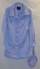 Rainforest Ladies Periwinkle Raincoat With Matching Carry Bag Size Xs New 