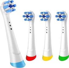 Lvbiao Replacement Toothbrush Heads, 4-Pack, White