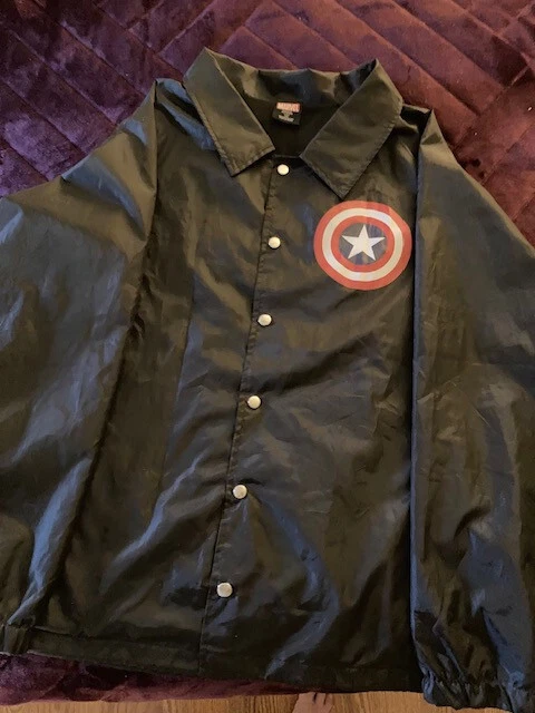 Giacca a vento Marvel Captain America Logo Coaches (007)