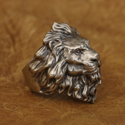 Cupronickel King of Lion Ring Biker Rock Punk Jewelry CP128A US Size 7-15 - Picture 5 of 29