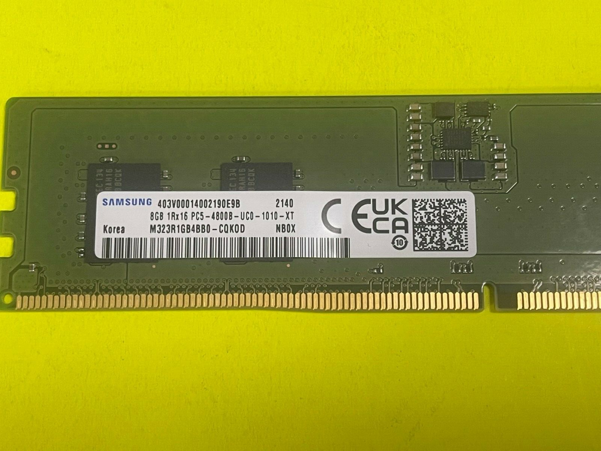 Samsung 8GB DDR5 4800 MHZ 1Rx16 UDIMM DESKTOP RAM MODULE