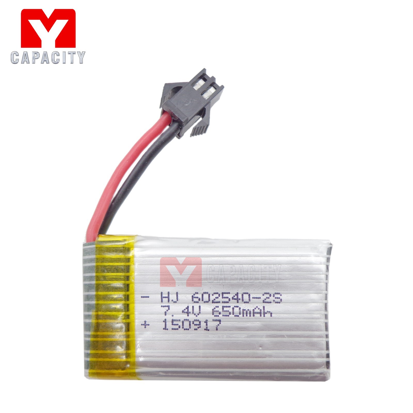 7.4V 2S 650 mAh 25C LiPO Battery SM2P plug for JJRC H8C H8D 