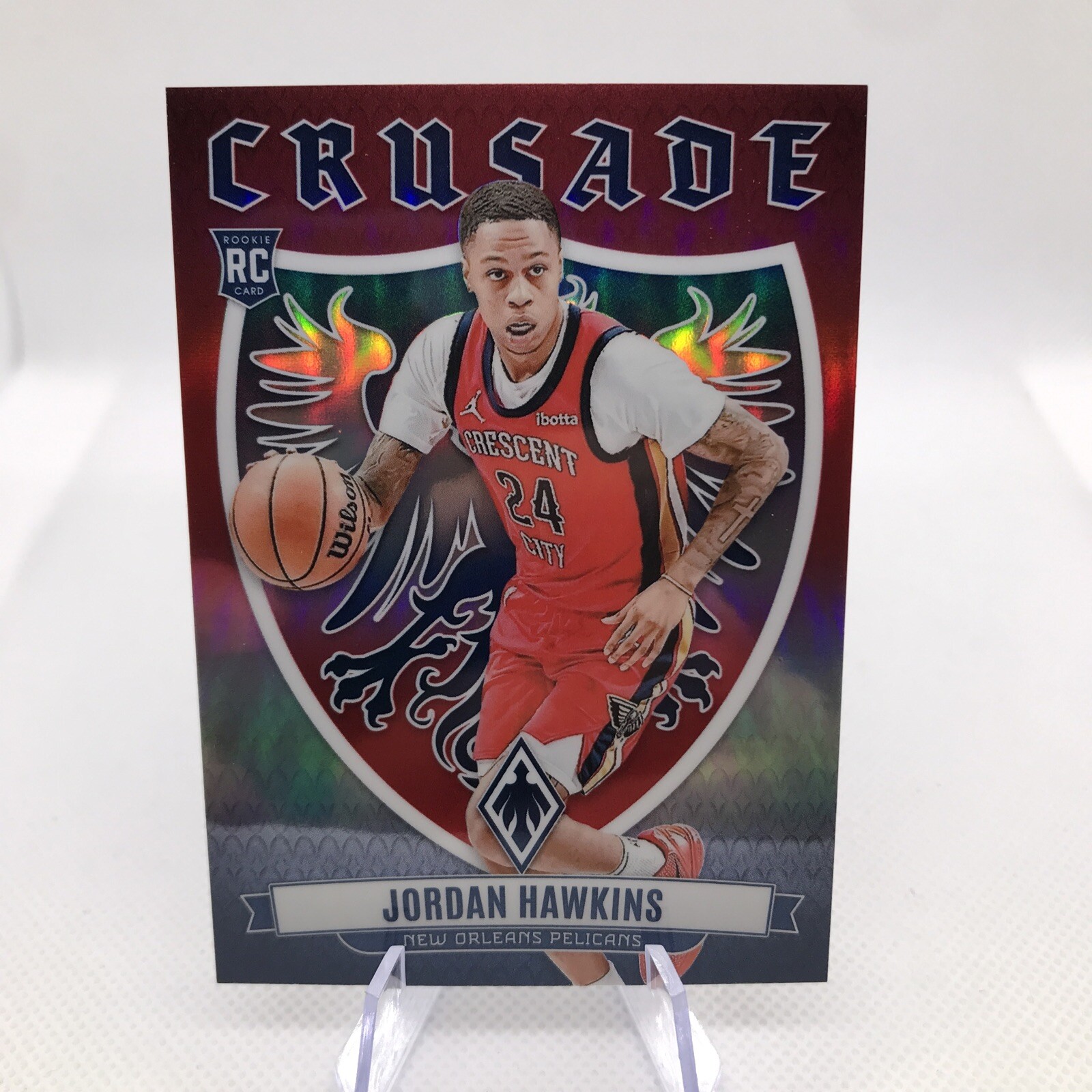 2023-24 Panini Phoenix Basketball Jordan Hawkins #7 Red Crusade (RC) /125