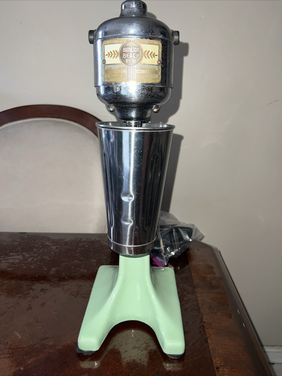 ビンテージハミルトンビーチScovill モデル　業務用ミルクシェイカー Vintage 1940s Hamilton Beach Milkshaker Mixer NO.18, Works READ