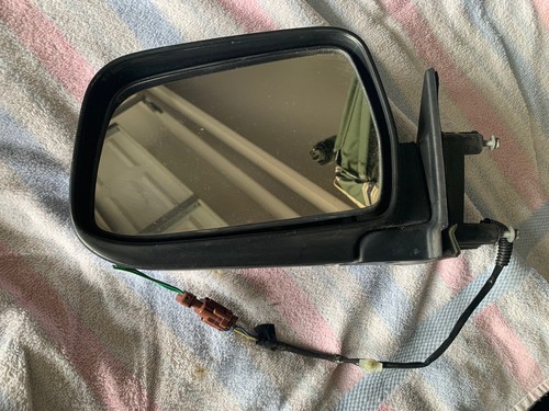 Driver Left Side View Mirror Power Black Fits 98-04 FRONTIER - Picture 2 of 8