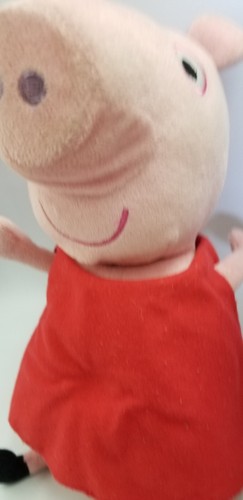 PEPPA PIG sprechende UMARMUNG & OINK elektronisches weiches Plüschtier Kuscheltier 12" funktioniert rosa Y3 - Bild 4 von 12