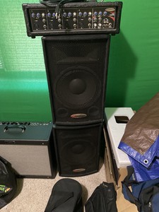 harbinger 4 channel pa system