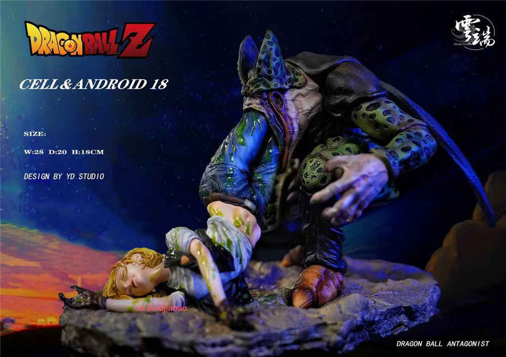 YD Studios Dragon Ball Cell Resin Statue Pre-order Android 18