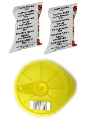 Hochwertige Entkalkungs- und Reinigungsscheibe 2 Entkalkertabletten für Bosch Tassimo T-Disc