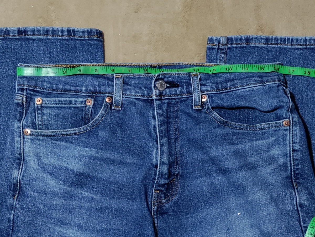 Levis 505 W 32 L 29 * Mens Tapered Whisker Faded Blue Jeans | eBay