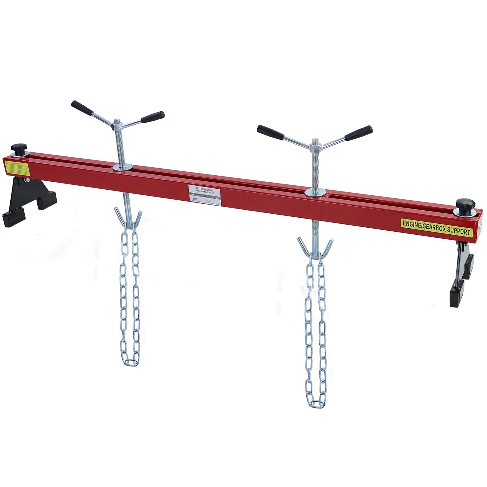 Cric atelier traverse support moteur boite pont sur garde-boue rouge 500kg